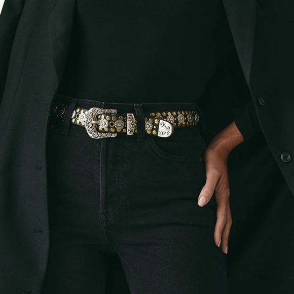 Marlowe Leather embellished belt *NEW